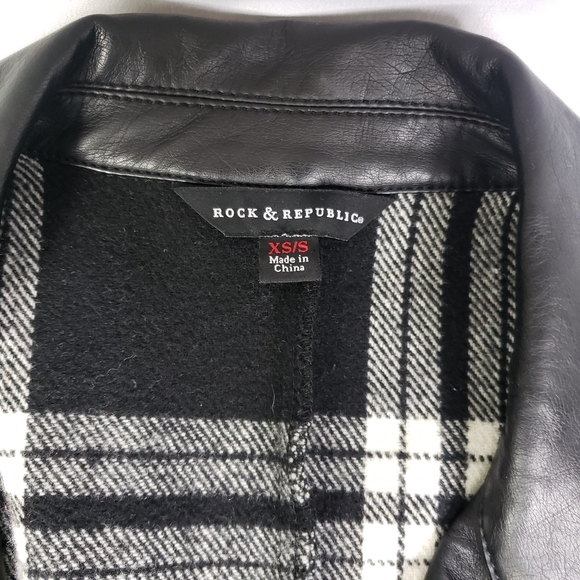 Rock & Republic Moto Style Poncho Jacket - Picture 15 of 16